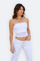 Zoey Mesh Tube Top